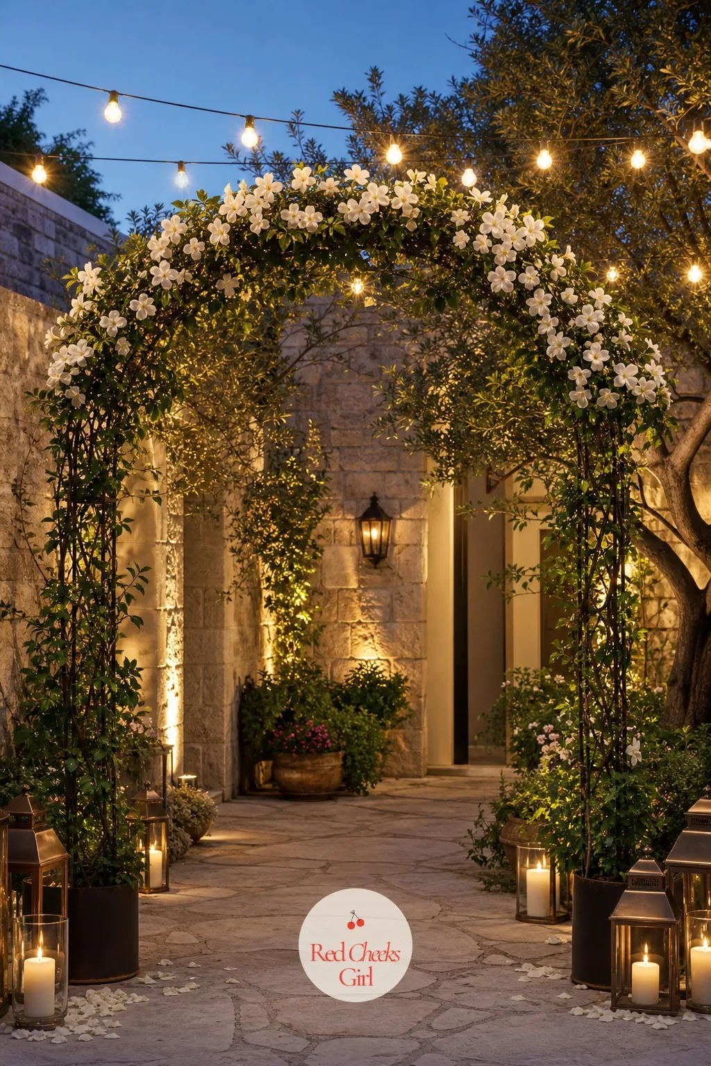 Gardenia and Jasmine Vine Arch — Scent closes out this list for a reason, since the arch sits closest to where the couple actually stands for the longest