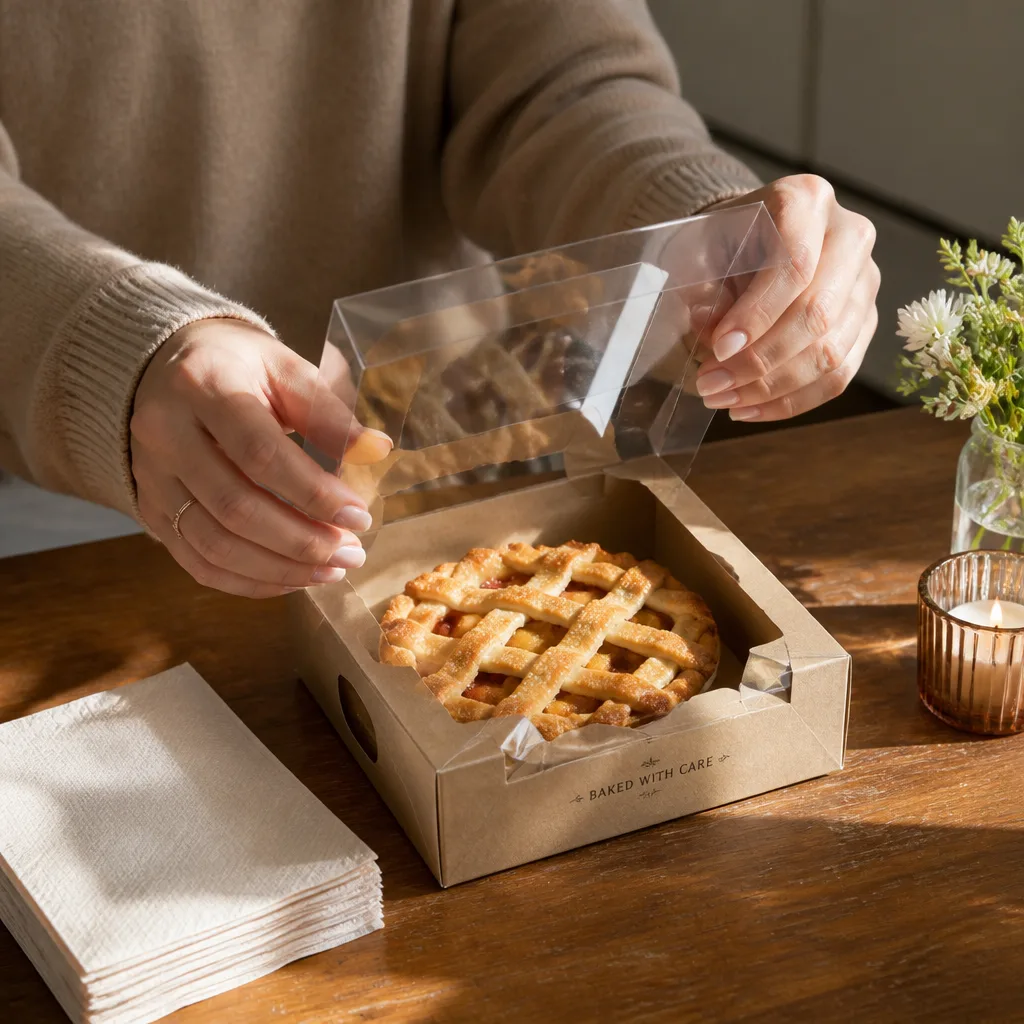 Mini Pies — A single-serving pie, boxed on its own, for the guest who would rather skip the shared dessert table entirely. Wedding favors