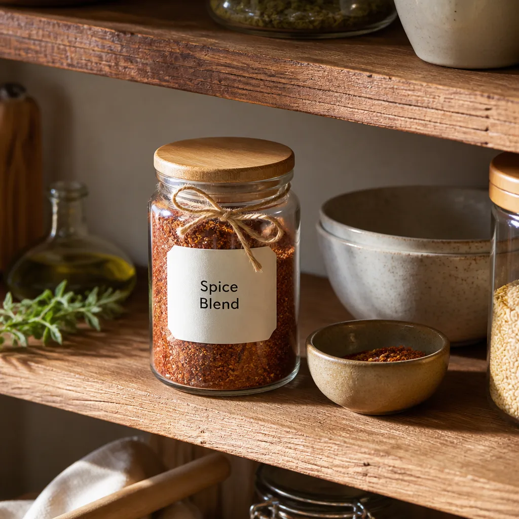 Spice Blend Jars — A small jar of a real spice blend, meant for an actual dinner later in the week, not a shelf of unused gifts. Wedding favors