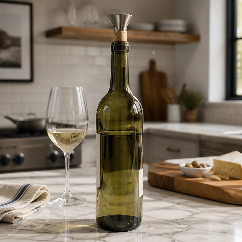 Wine Stoppers — A small stopper that actually reseals a bottle, meant for the guest who never finishes the wine in one sitting. Wedding favors