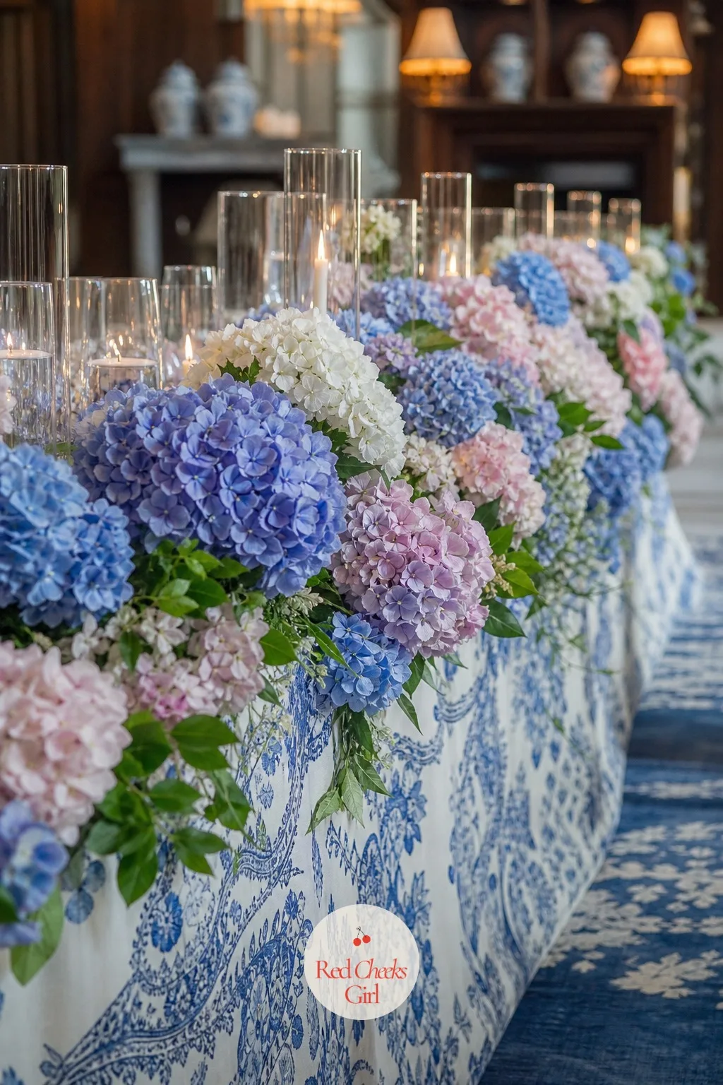 Hydrangea — One flower, done properly, outperforms a dozen kinds done timidly. Wedding themes