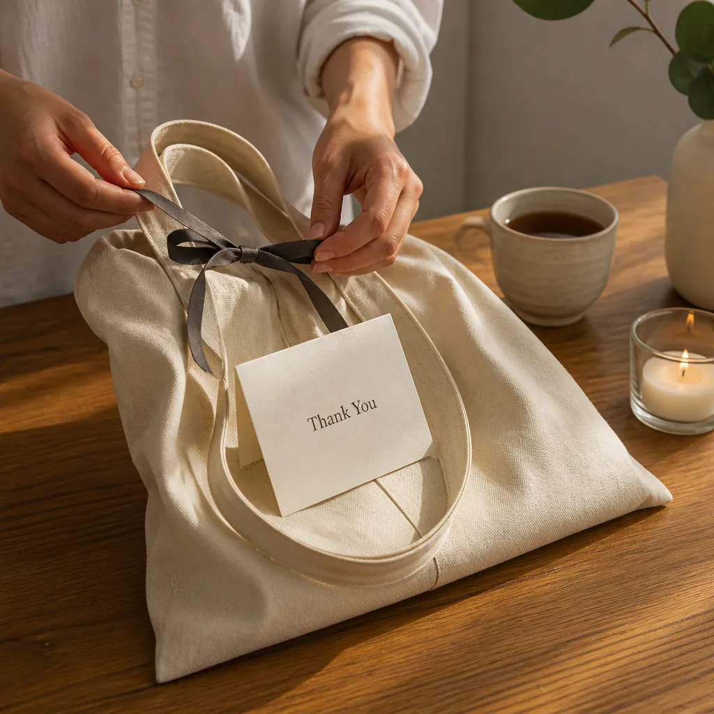 Thank You Note From the Couple — A bag full of snacks says nothing much on its own if nobody signed it. Wedding welcome bags
