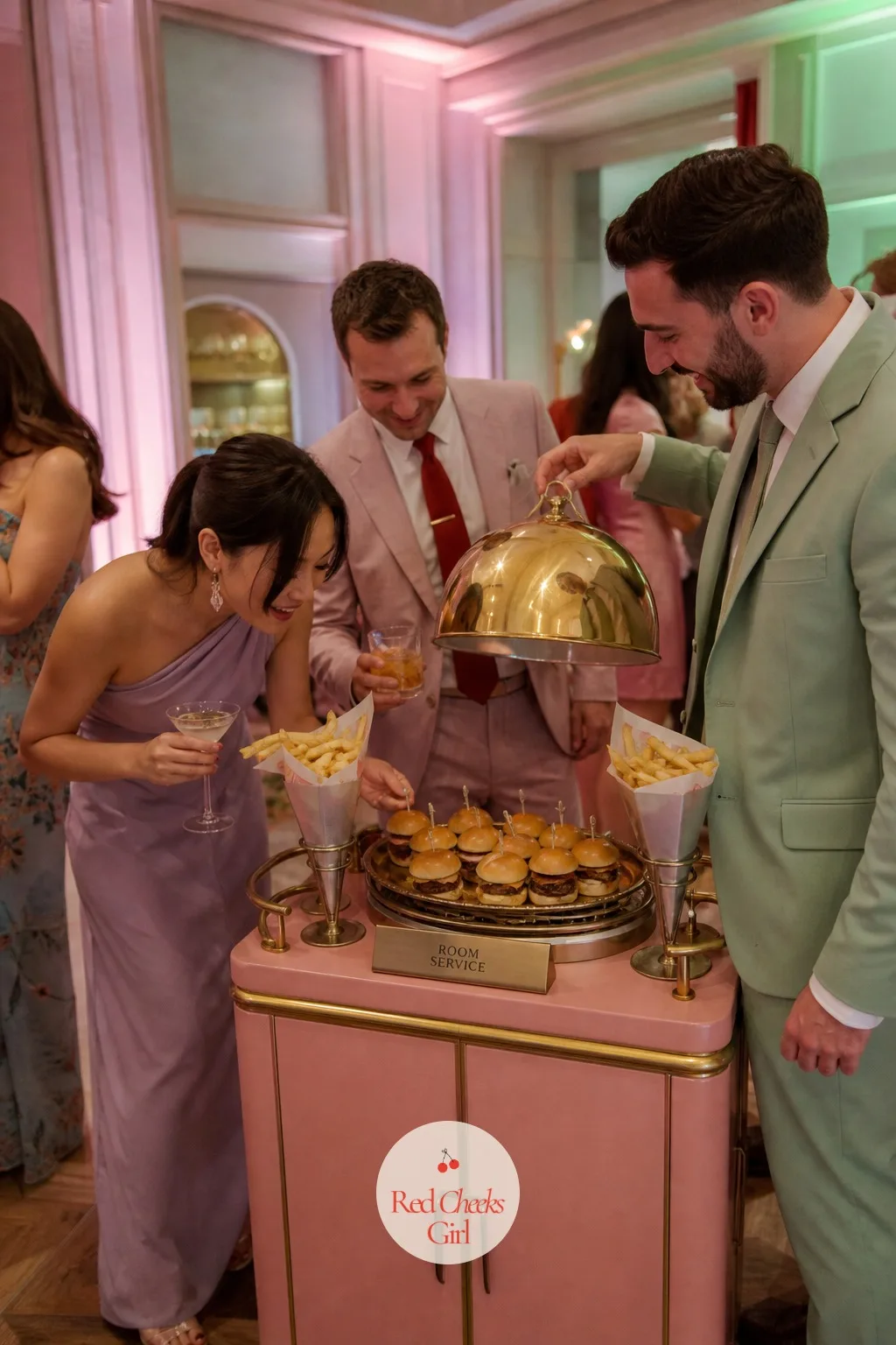 Midnight Room Service Snack Trolley — By ten the dinner service feels like hours ago and everyone is quietly hungry again, and a sit-down course this late
