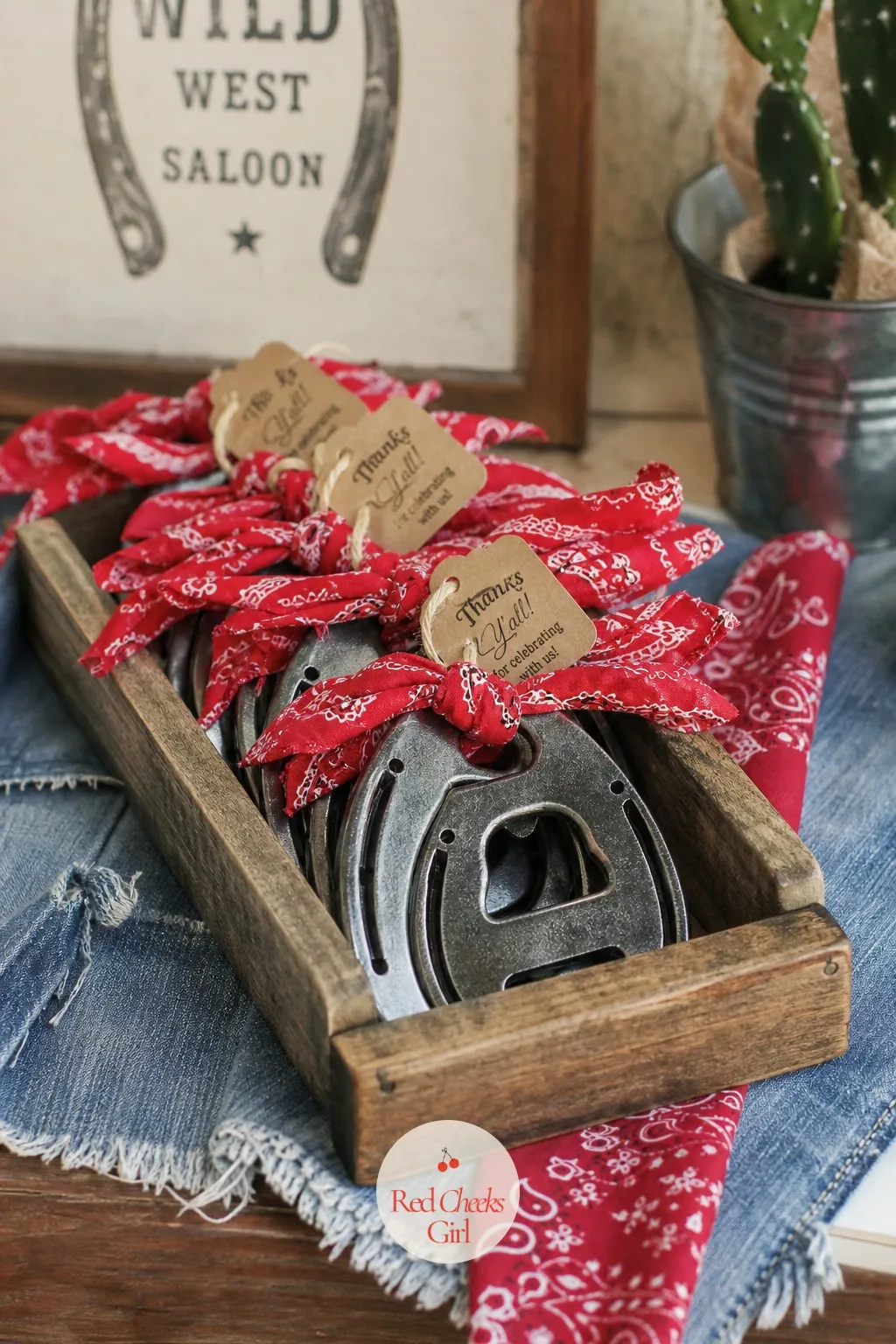 Horseshoe Bottle Openers As Favors — A favour that only gets admired once and then forgotten in a drawer is a wasted dollar, so give the guests something that