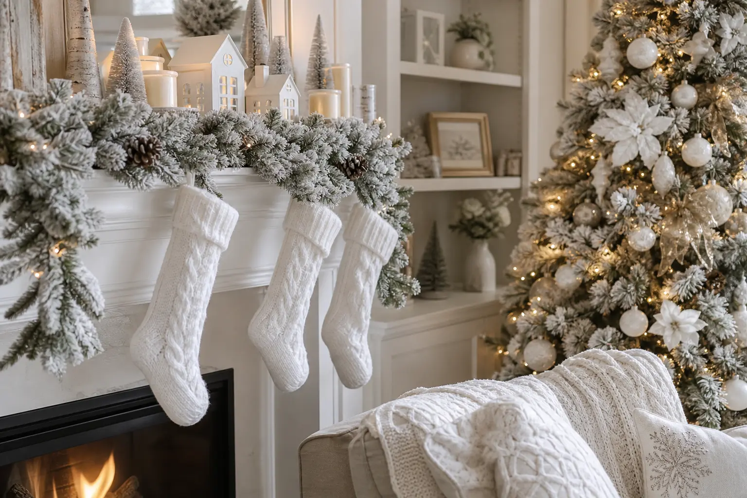 25 White Christmas Decor Ideas as Soft and Hushed as Fresh Snowfall
