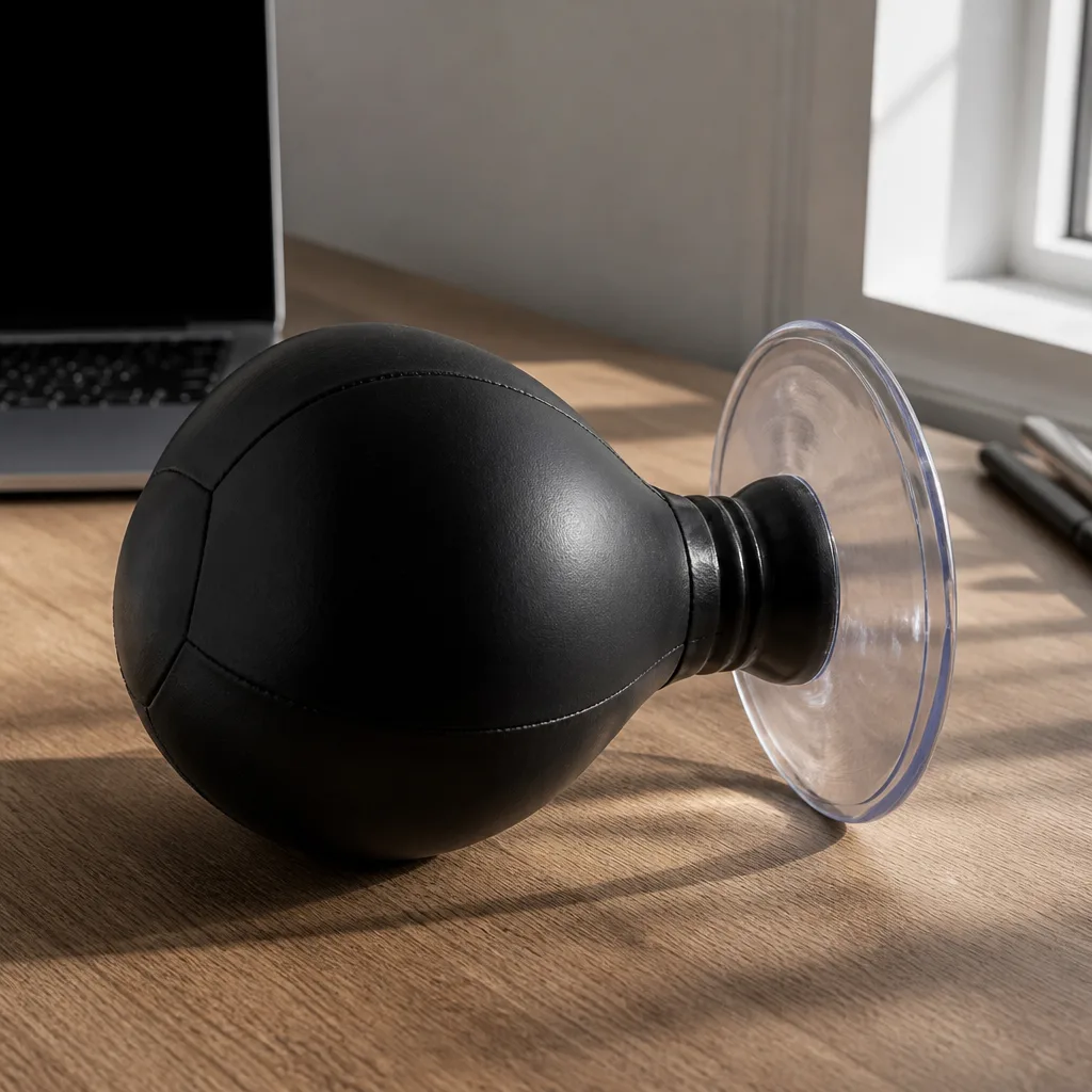 Desktop Mini Punching Bag — Suction cups it right onto a desk, and one good smack sends it wobbling back and forth. White elephant gift ideas 50 dollars