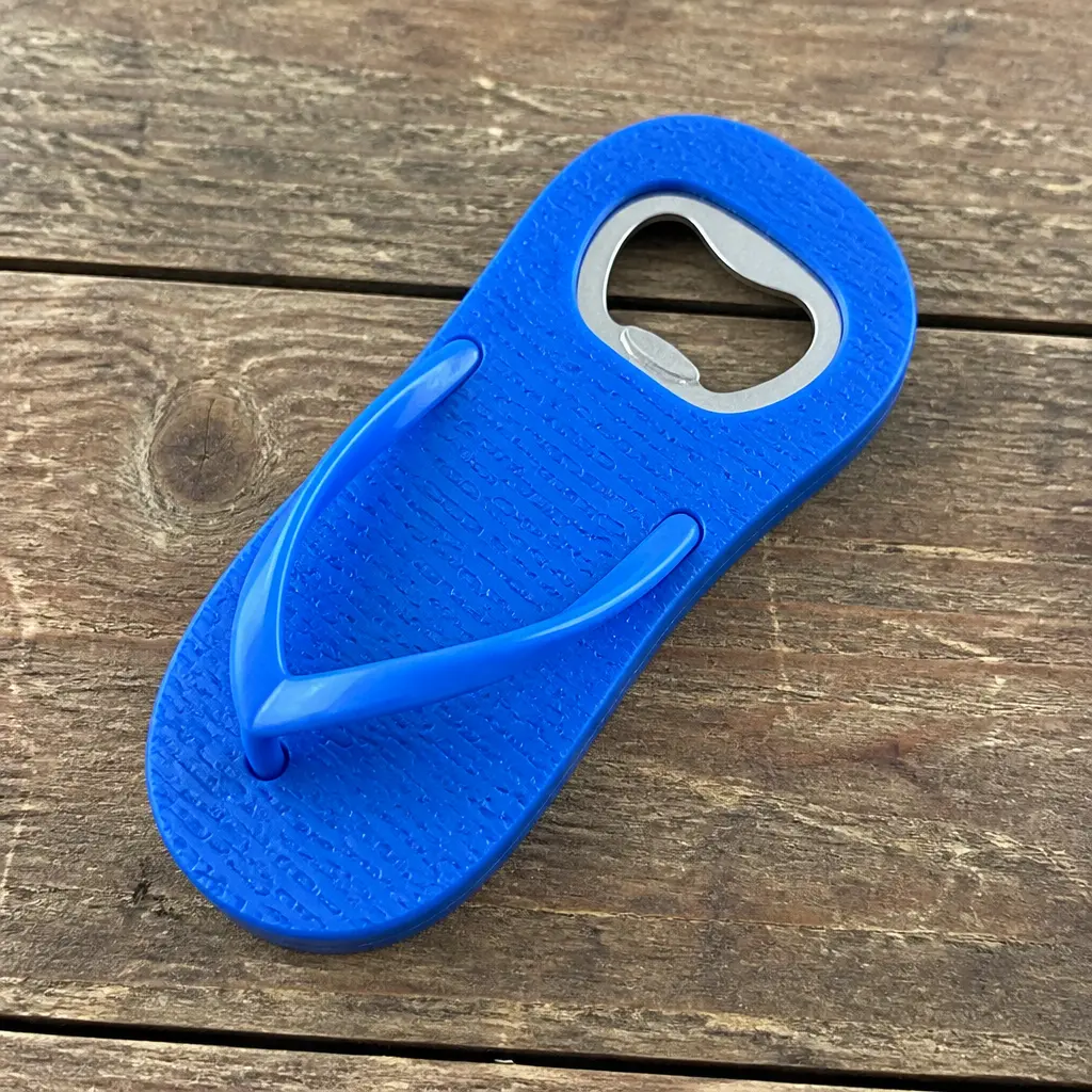 Flip Flop Bottle Opener — A silly shape doing an actually useful job, which is the whole formula for a gag gift that survives past the party. White elephant