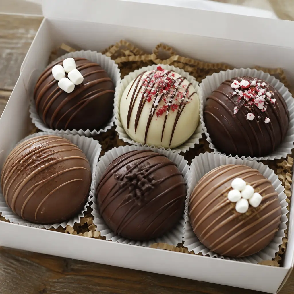 Hot Cocoa Bomb Set — Drops into warm milk and blooms into chocolate and marshmallow right in front of everyone, which makes for a small, genuine delight when