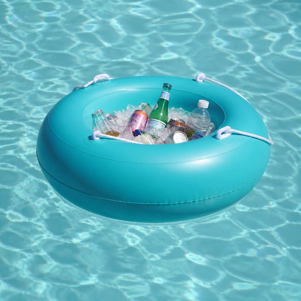 Inflatable Drink Cooler — Looks like a pool toy, works like a cooler, and gets dragged out every summer after it. White elephant gift ideas
