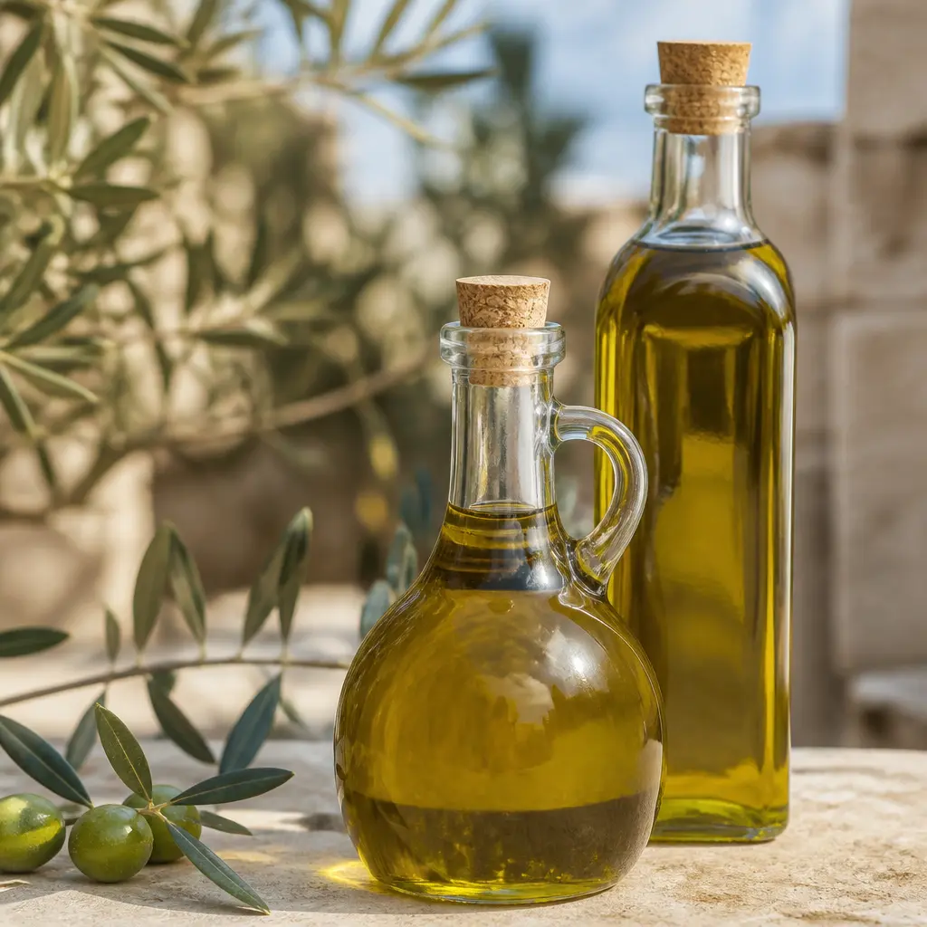 Specialty Olive Oil Set — Feels a step above the rest of the pile without costing more, because good oil reads as considered rather than expensive. White