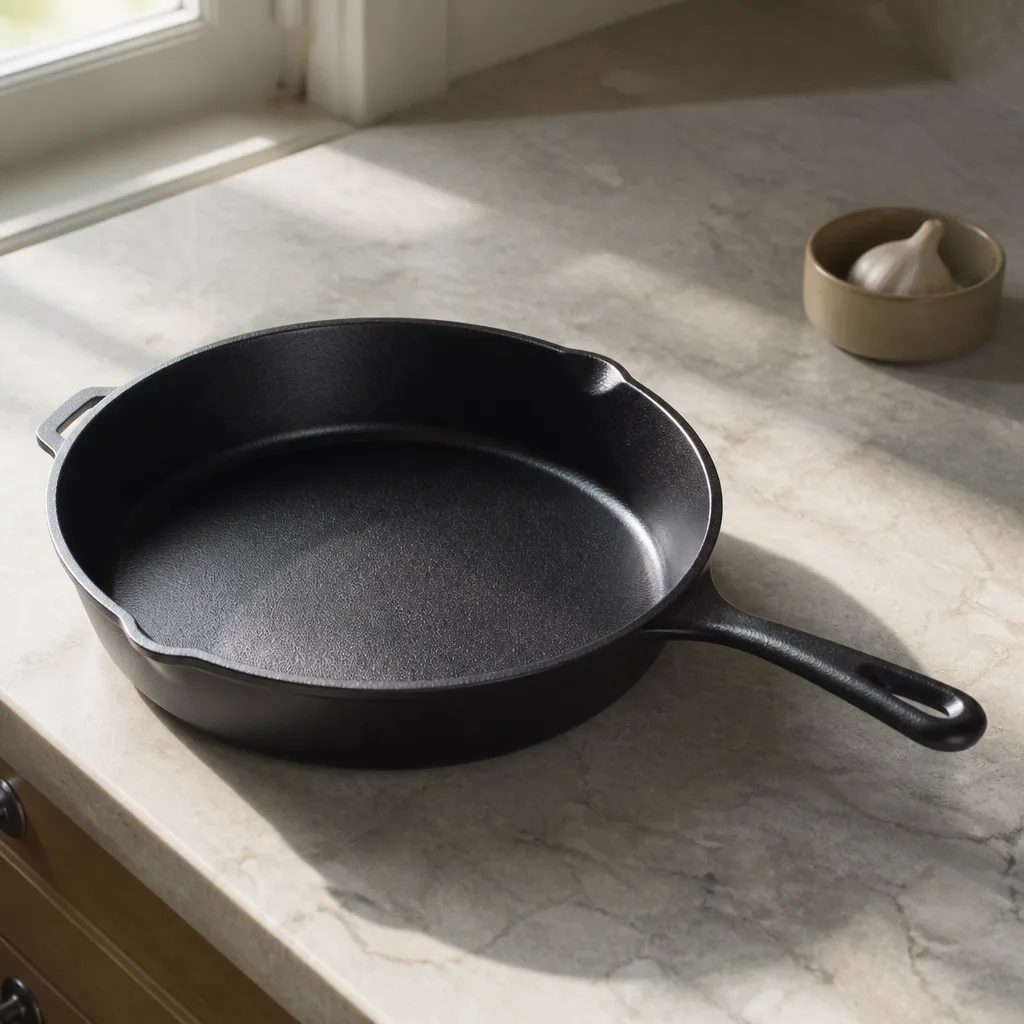 Cast Iron Skillet — A skillet that lasts decades is a strange thing to win in a gift swap, and also exactly the upgrade most kitchens quietly need. Best white