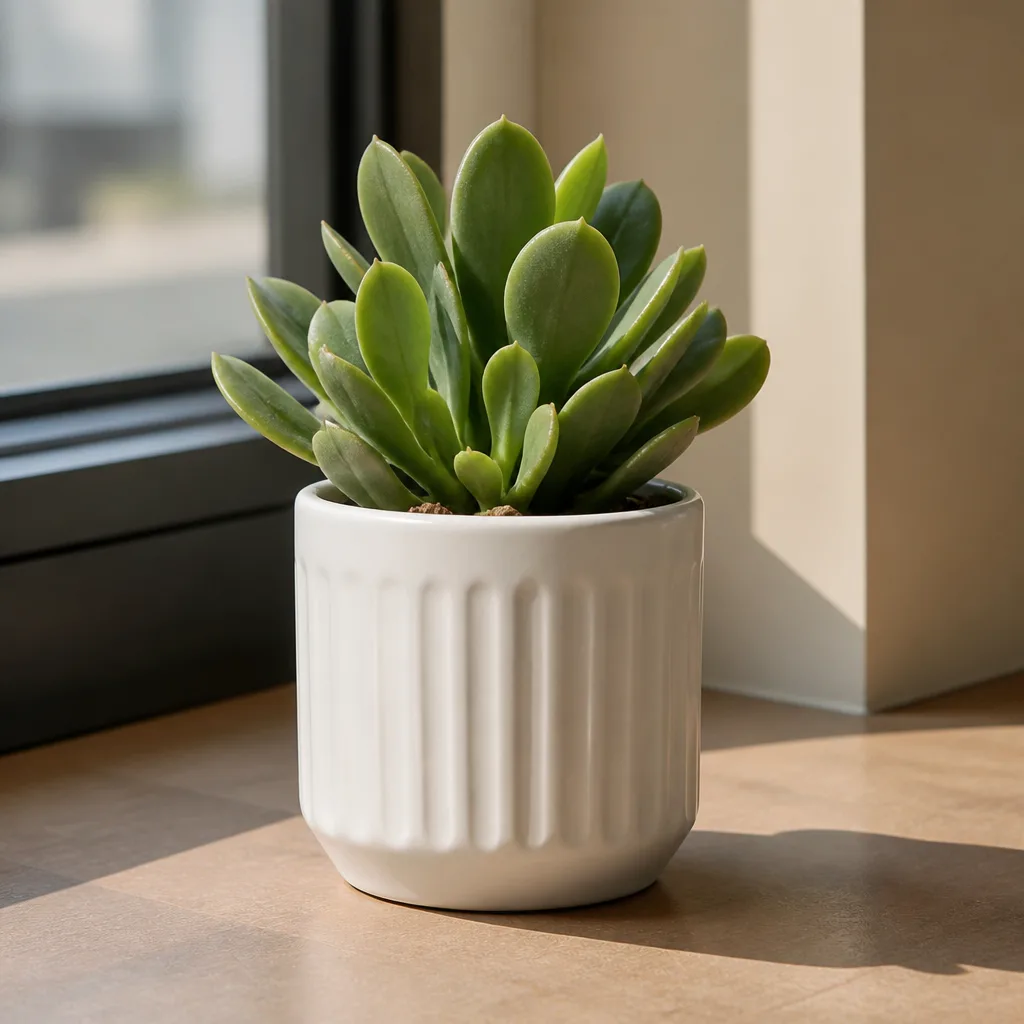 Desk Succulent Planter — Every desk needs one living thing on it that survives being forgotten for a week at a time. Best white elephant gifts