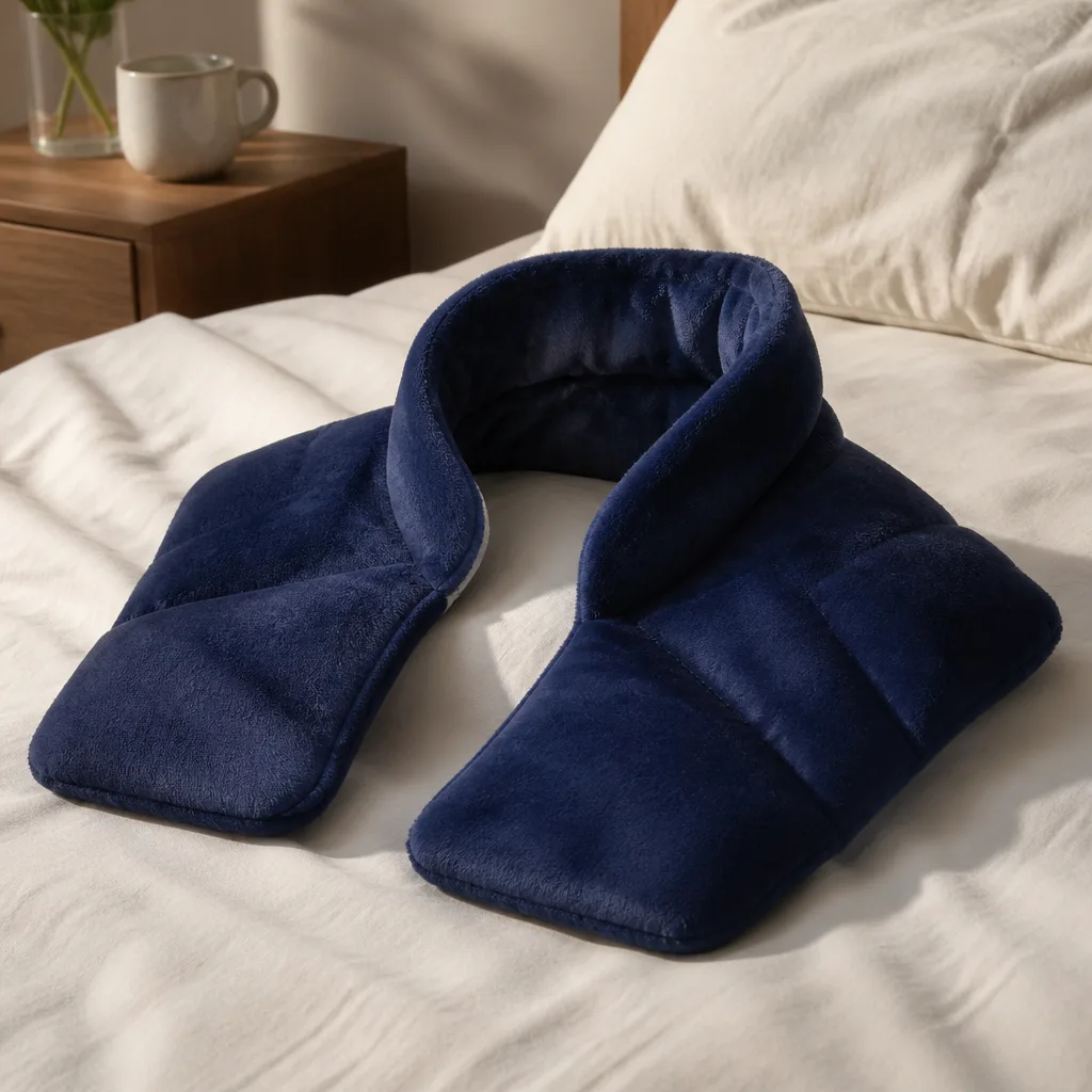 Heated Neck Wrap — After a day hunched over a desk or a stove, the shoulders ask for more than a good stretch can give. Best white elephant gifts