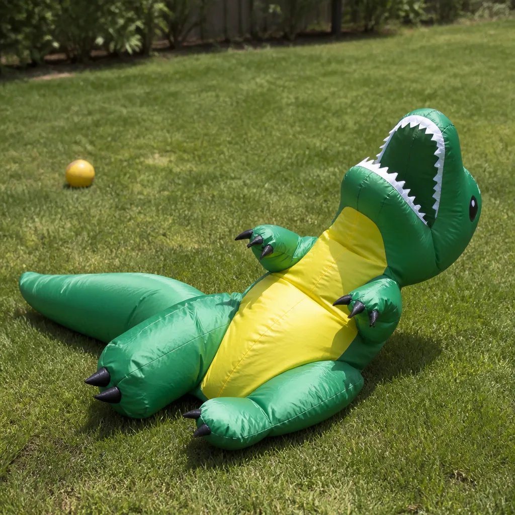 Inflatable T Rex Costume — Somebody always claims they would never wear a costume in front of coworkers, right up until this lands in their lap. Best white