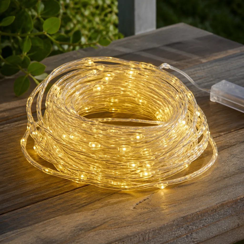 LED String Lights — A string of warm little lights fixes more rooms than people expect, and it costs almost nothing to try. Best white elephant gifts