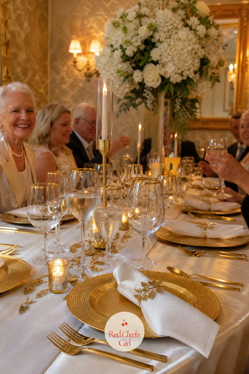 The Chargers and Linen — An empty white tablecloth looks bare the second the room lights come up, and a bare table is the fastest way to make a ballroom feel