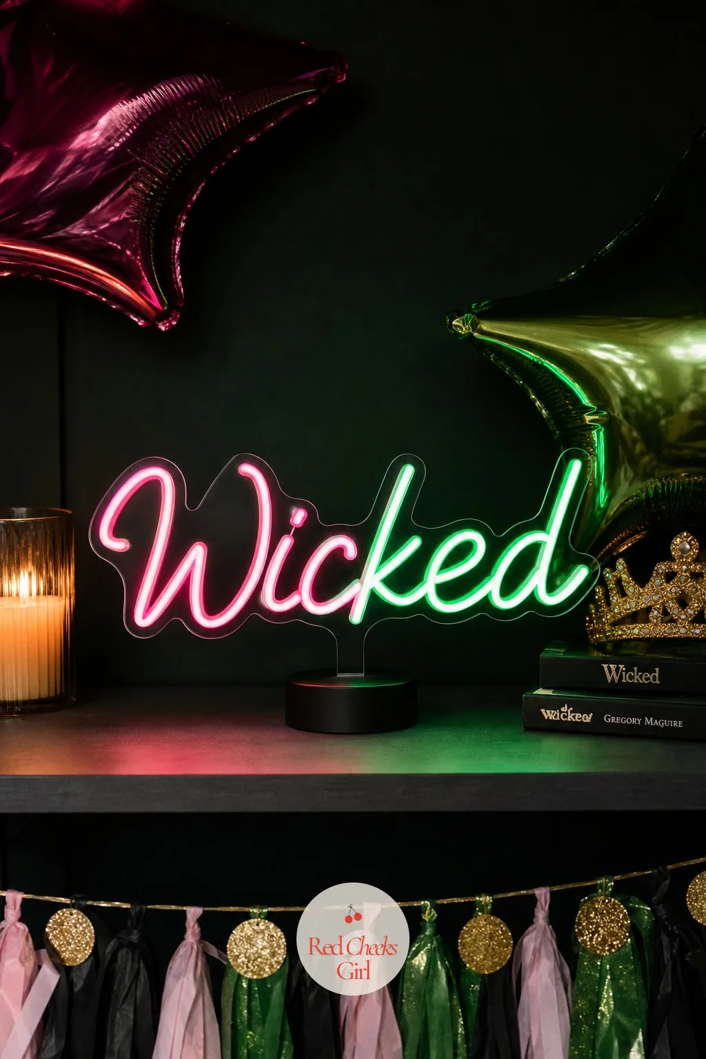 Wicked LED Sign Keepsake — Most Wicked favors disappear within a week of the party. Wicked party ideas