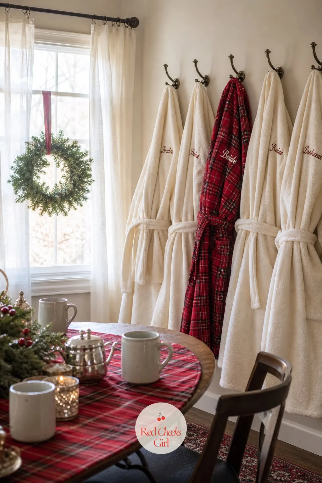 The Matching Flannel Robes — Somewhere around the second morning, nobody wants to be fully dressed yet, and this is the outfit that makes that look intentional