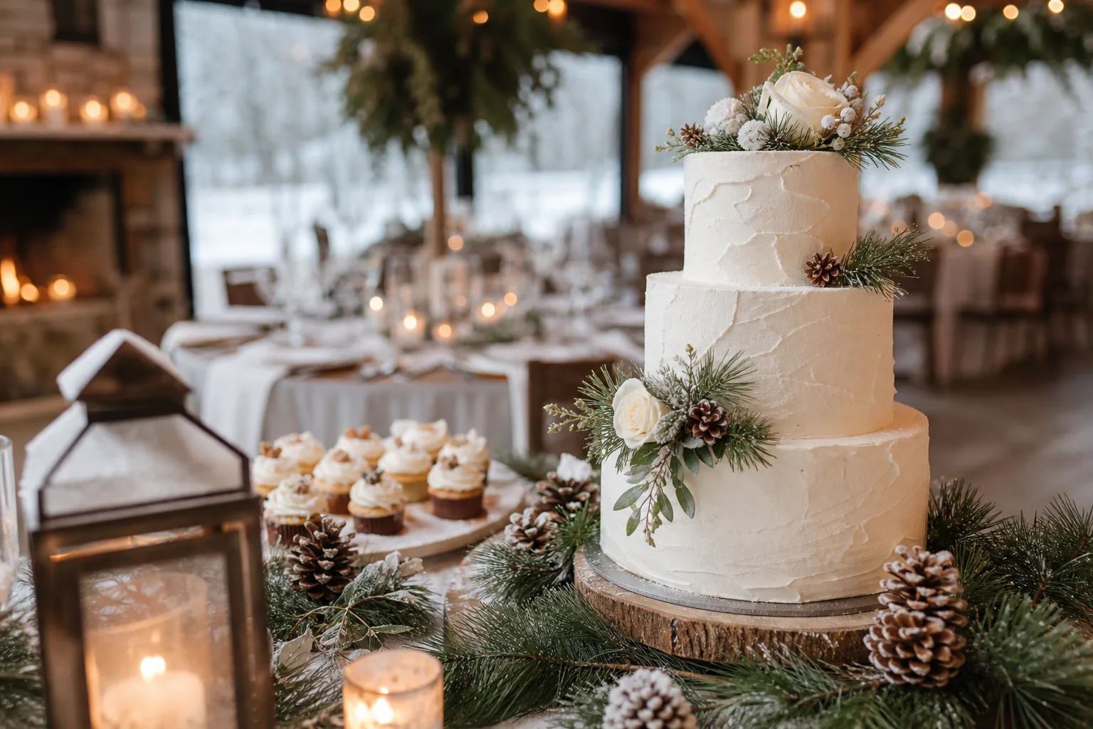 23 Winter Wedding Cake Ideas for a Snowy Celebration