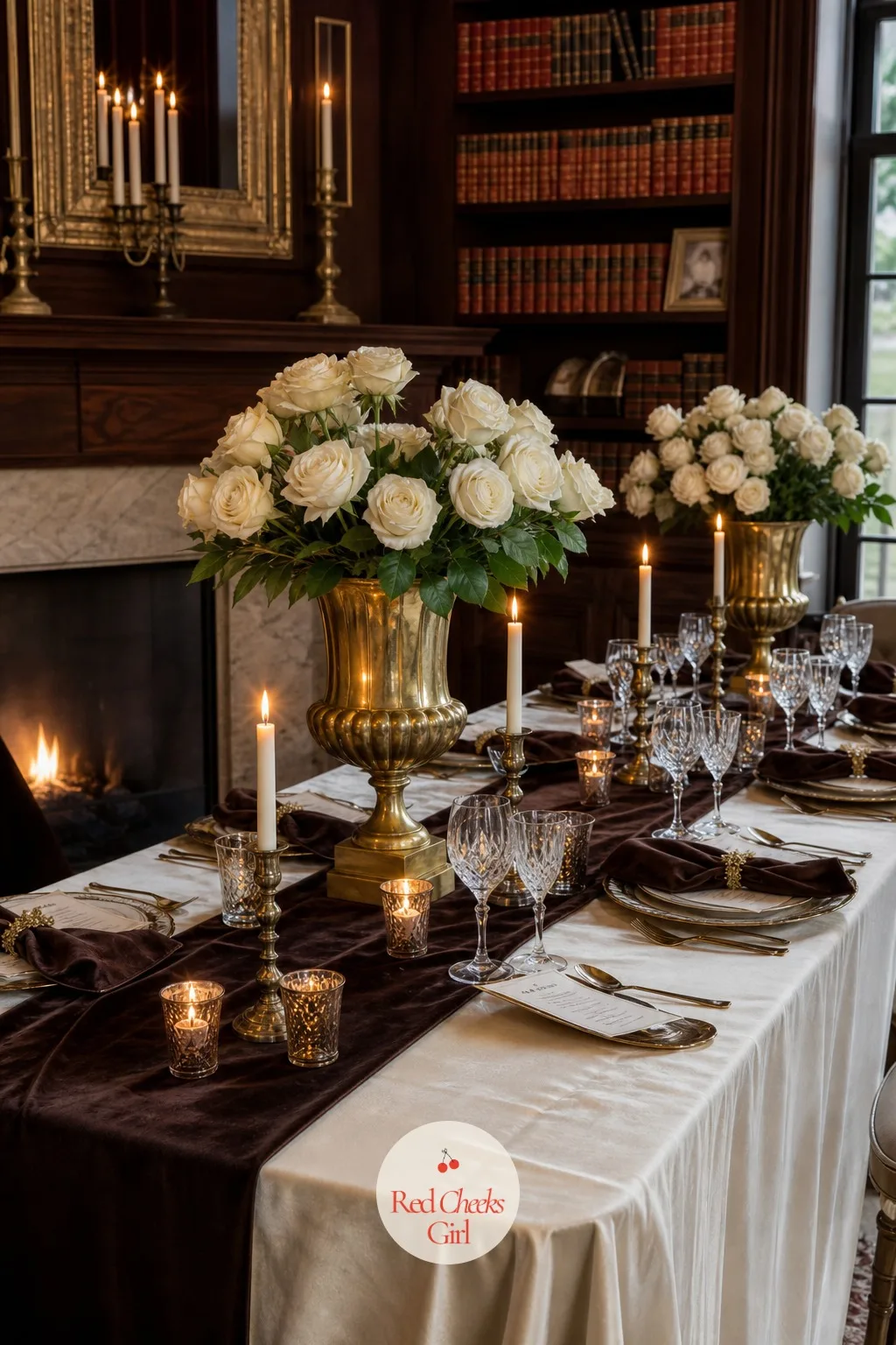 Chocolate Brown and Ivory — Chocolate brown gives the palette a warmth that black and navy both lack, and against ivory it looks like an old library rather