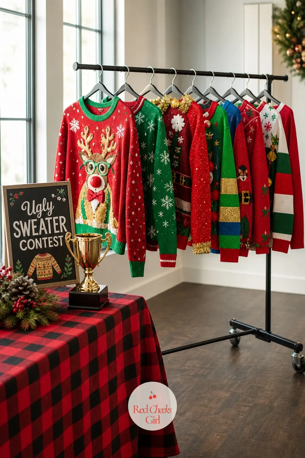 Ugly Sweater Contest — Everyone already owns one, hiding at the back of a closet, which is what makes this contest the cheapest entry on the whole list. Work